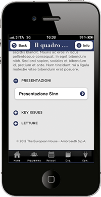 The European House Ambrosetti Webapp